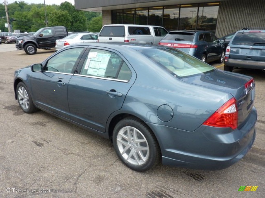 Steel Blue Metallic 2012 Ford Fusion SEL Exterior Photo #51629782