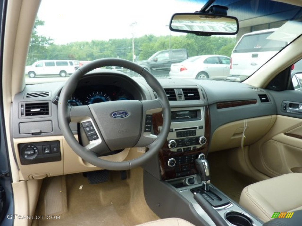 2012 Ford Fusion SEL Camel Dashboard Photo #51629926