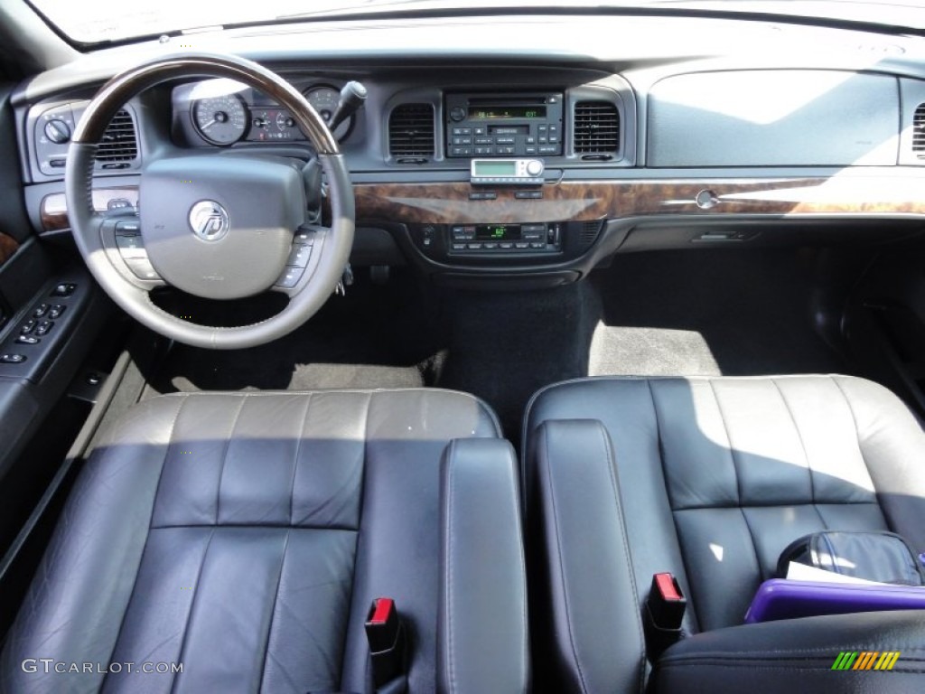 2008 Mercury Grand Marquis LS Charcoal Black Dashboard Photo #51630778