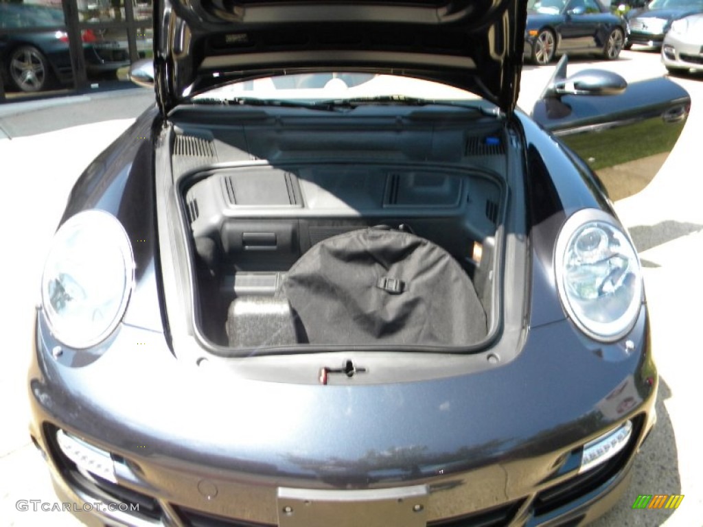 2008 911 Turbo Coupe - Atlas Grey Metallic / Natural Brown photo #24