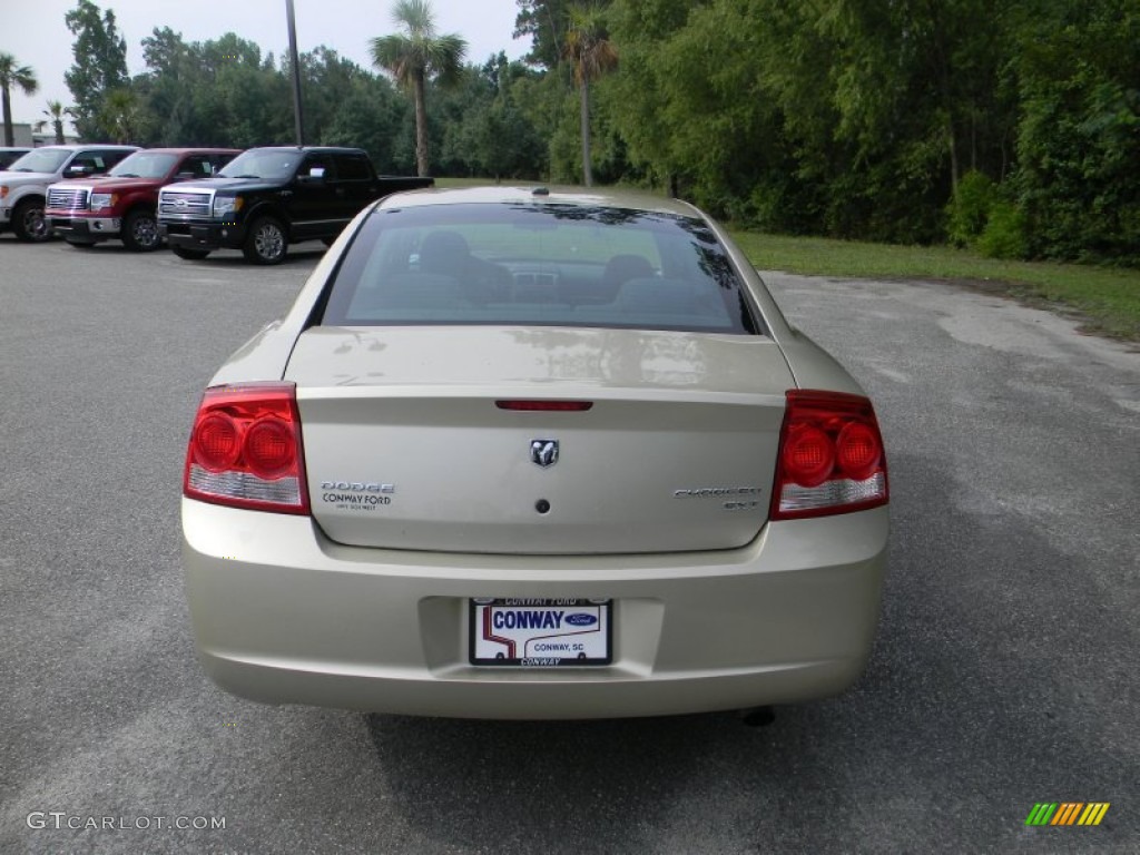 2010 Charger SXT - White Gold Pearl / Dark Slate Gray photo #6