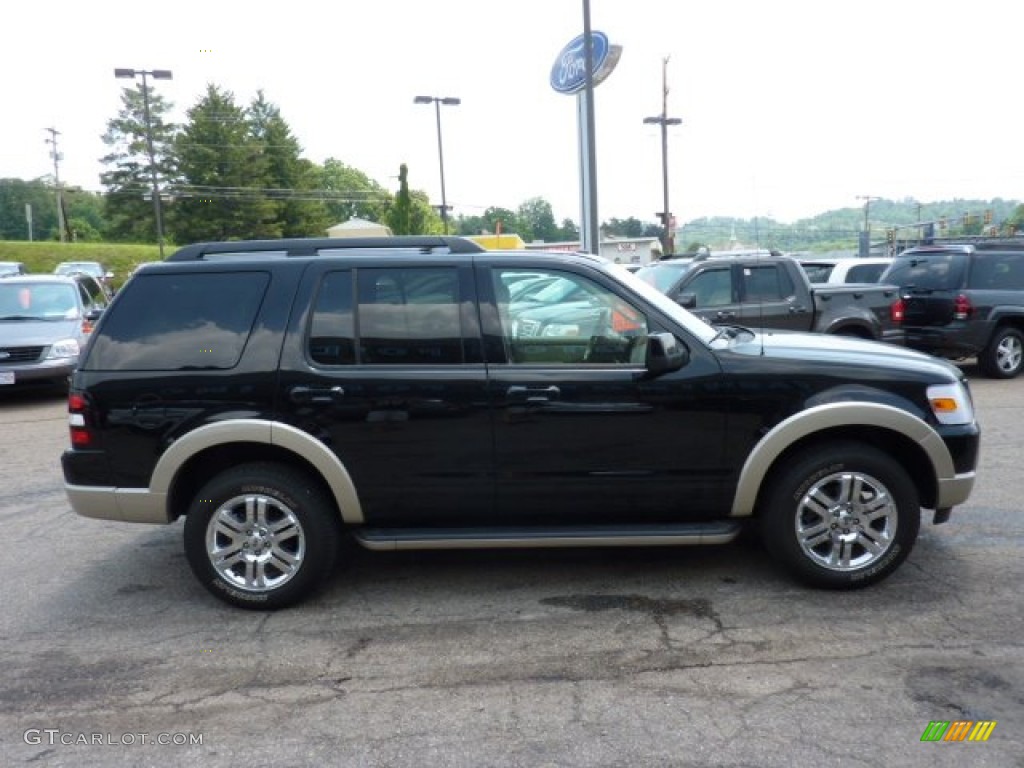 2010 Explorer Eddie Bauer 4x4 - Black / Camel photo #5