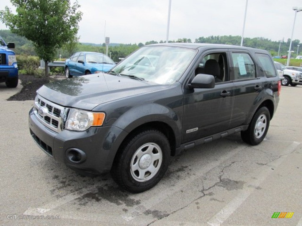 2008 Escape XLS - Black Pearl Slate Metallic / Stone photo #5