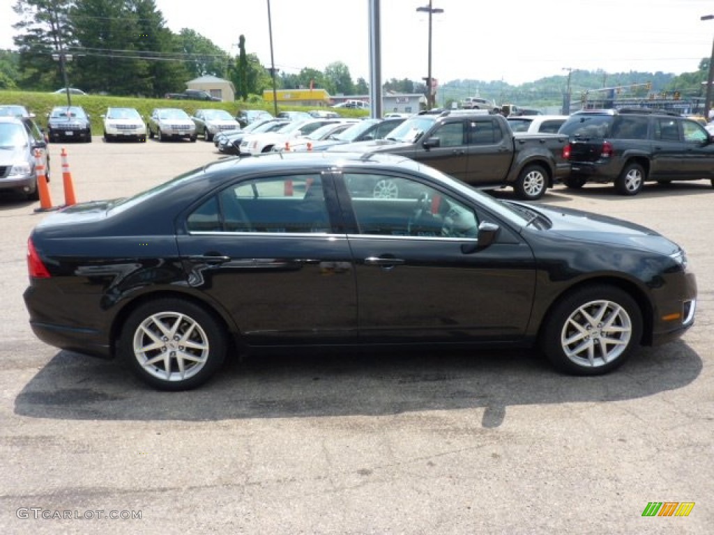 2011 Fusion SEL V6 - Tuxedo Black Metallic / Charcoal Black photo #5