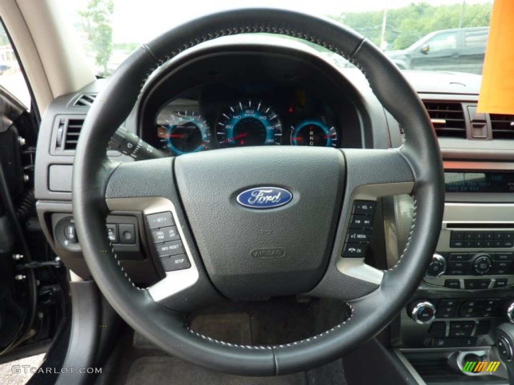 2011 Fusion SEL V6 - Tuxedo Black Metallic / Charcoal Black photo #17