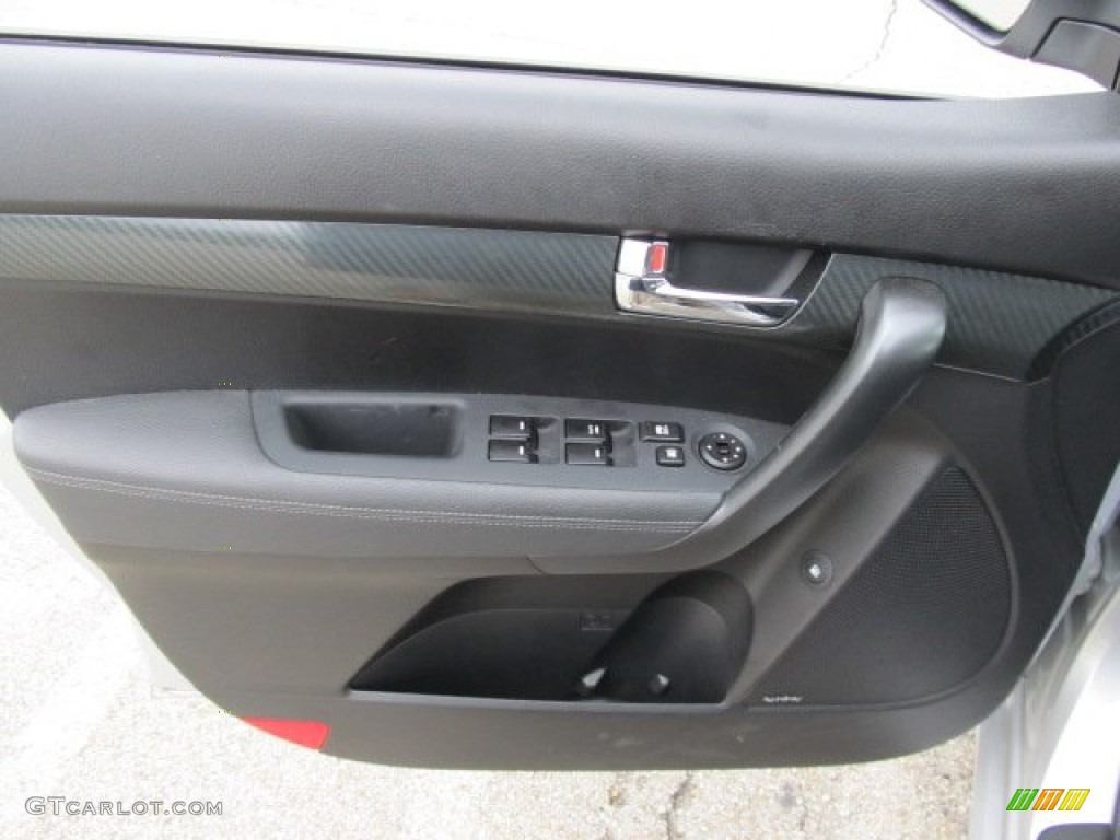2011 Sorento SX V6 AWD - Bright Silver / Black photo #14