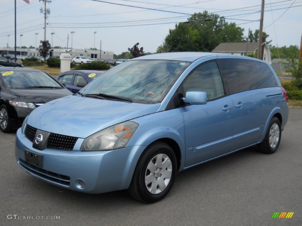 Azure Blue Metallic Nissan Quest