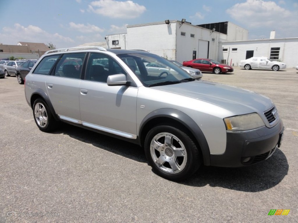 Light Silver Metallic 2001 Audi Allroad 2.7T quattro Avant Exterior Photo #51638068