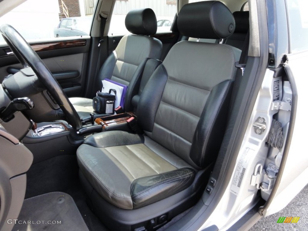 Platinum/Saber Black Interior 2001 Audi Allroad 2.7T quattro Avant Photo #51638236