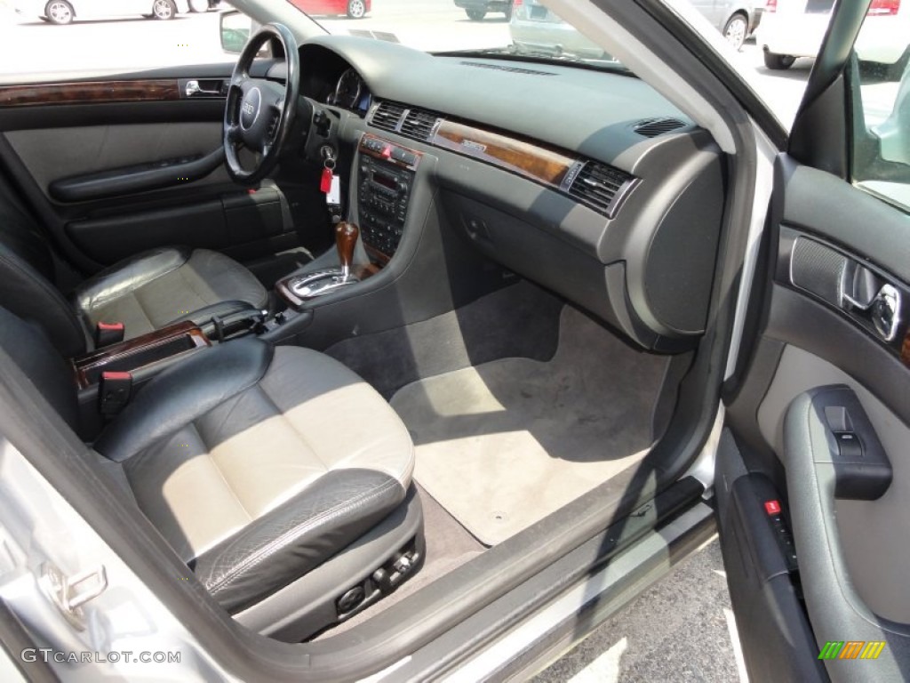 Platinum/Saber Black Interior 2001 Audi Allroad 2.7T quattro Avant Photo #51638251