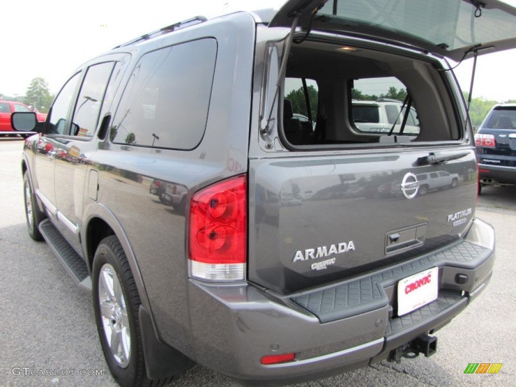 2011 Armada Platinum - Smoke Gray / Charcoal photo #13