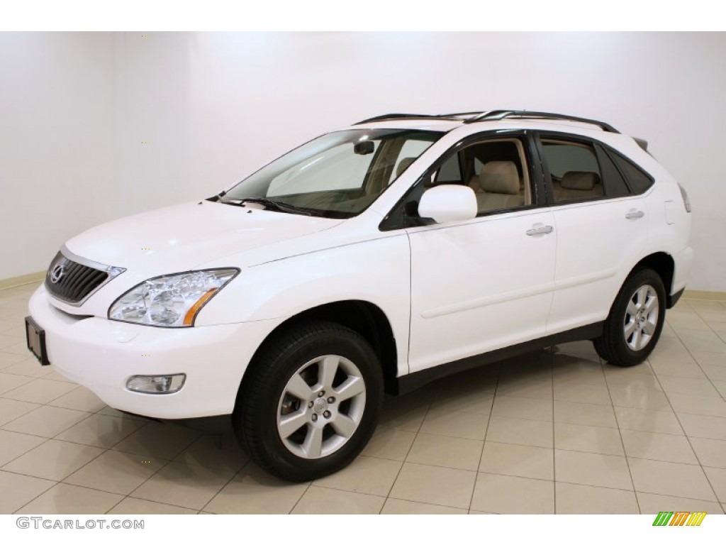2008 RX 350 AWD - Crystal White / Ivory photo #3