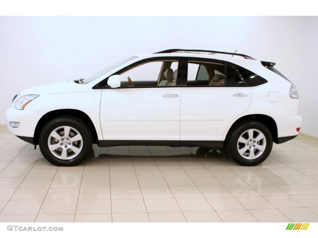 2008 RX 350 AWD - Crystal White / Ivory photo #4