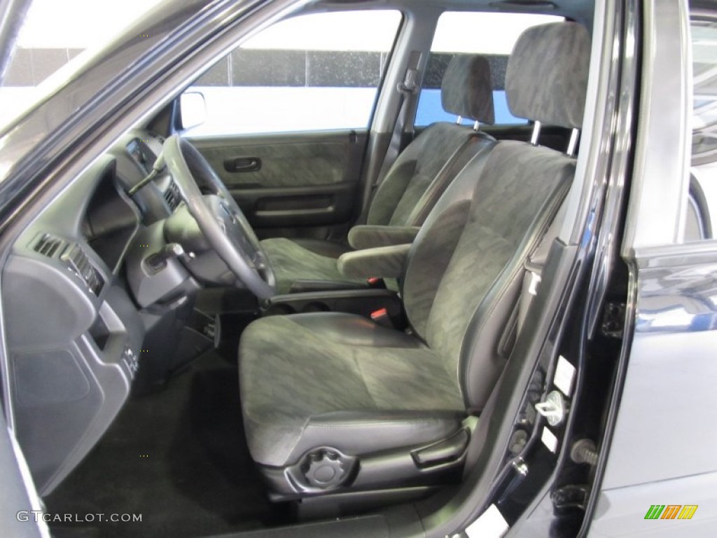 2002 CR-V EX 4WD - Nighthawk Black Pearl / Black photo #7