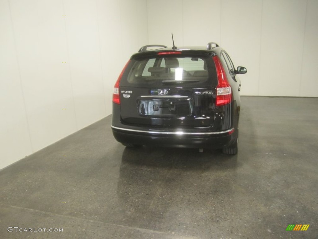 2010 Elantra Touring SE - Ebony Black / Beige photo #12