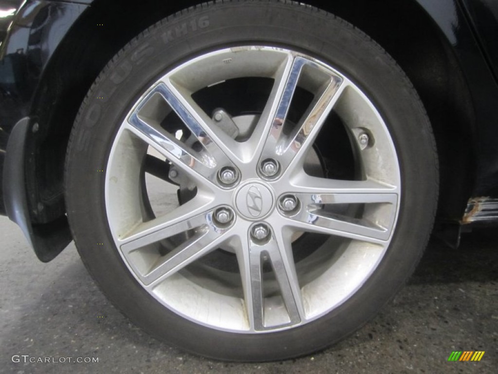 2010 Elantra Touring SE - Ebony Black / Beige photo #14