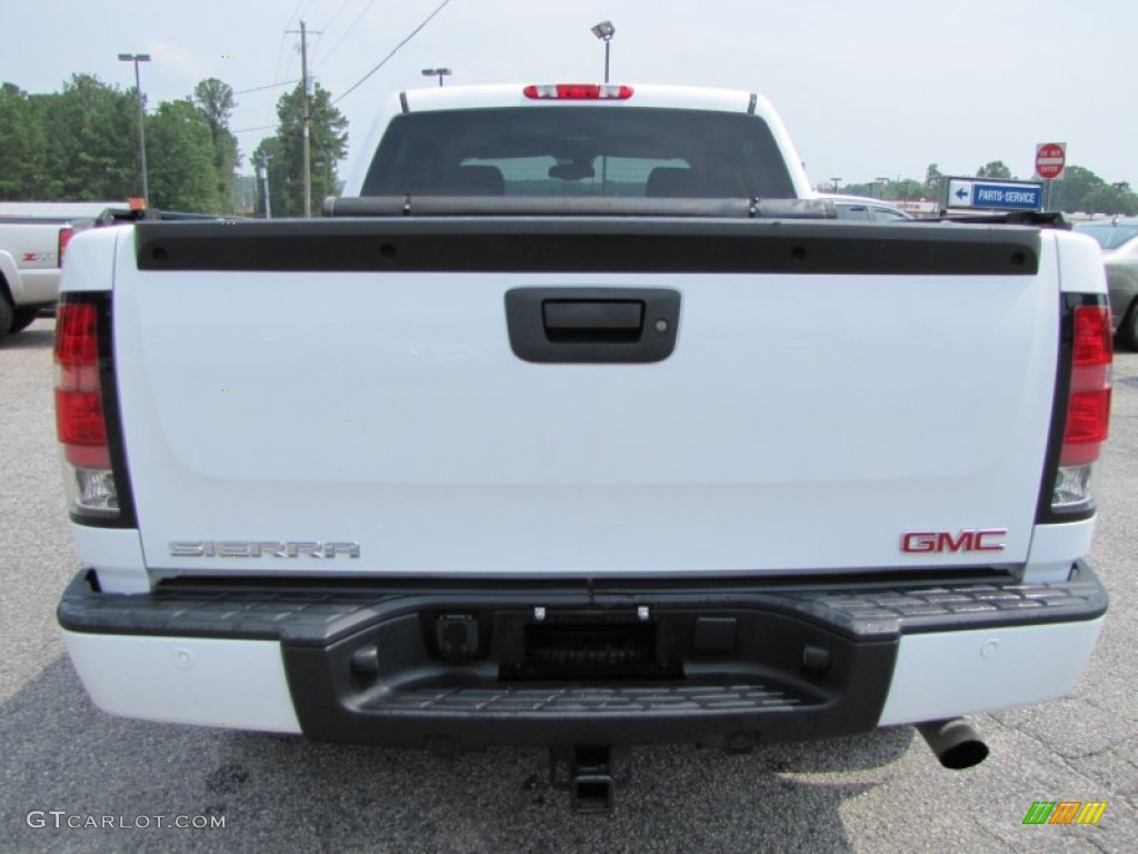 2008 Sierra 1500 Denali Crew Cab - Polar White / Cocoa/Light Cashmere photo #6