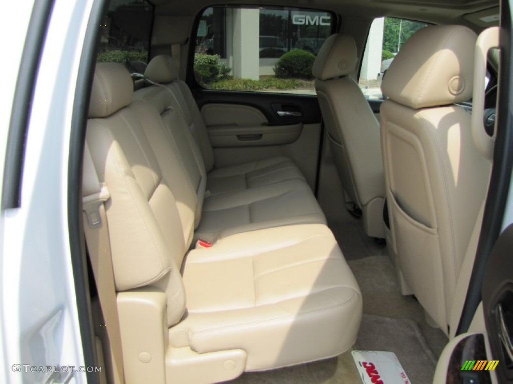 2008 Sierra 1500 Denali Crew Cab - Polar White / Cocoa/Light Cashmere photo #15