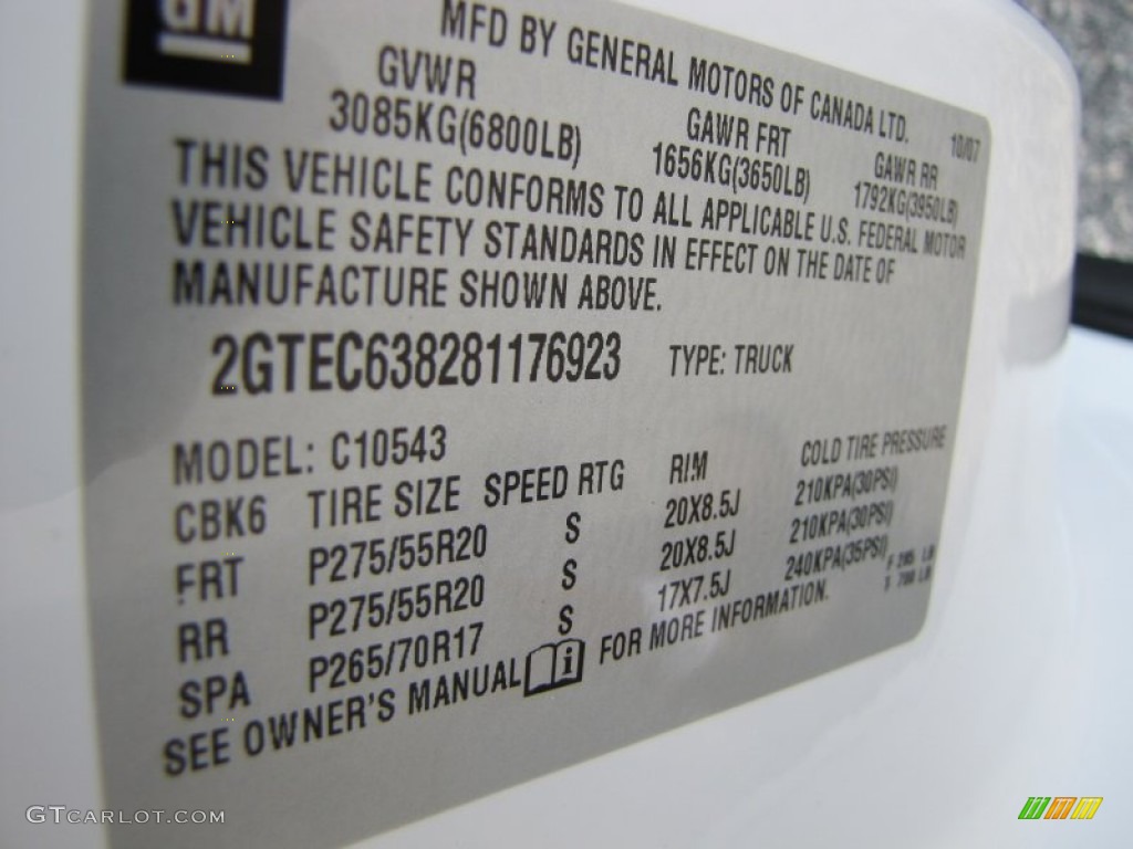 2008 Sierra 1500 Denali Crew Cab - Polar White / Cocoa/Light Cashmere photo #27