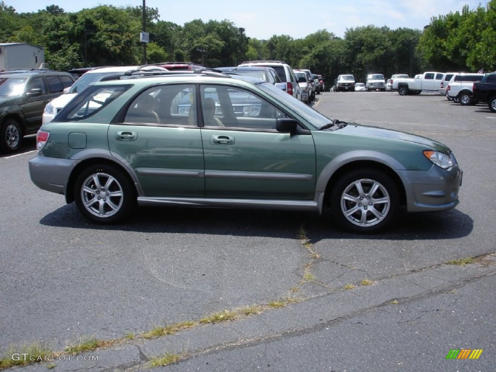 Evergreen Metallic 2007 Subaru Impreza Outback Sport Wagon Exterior Photo #51640831