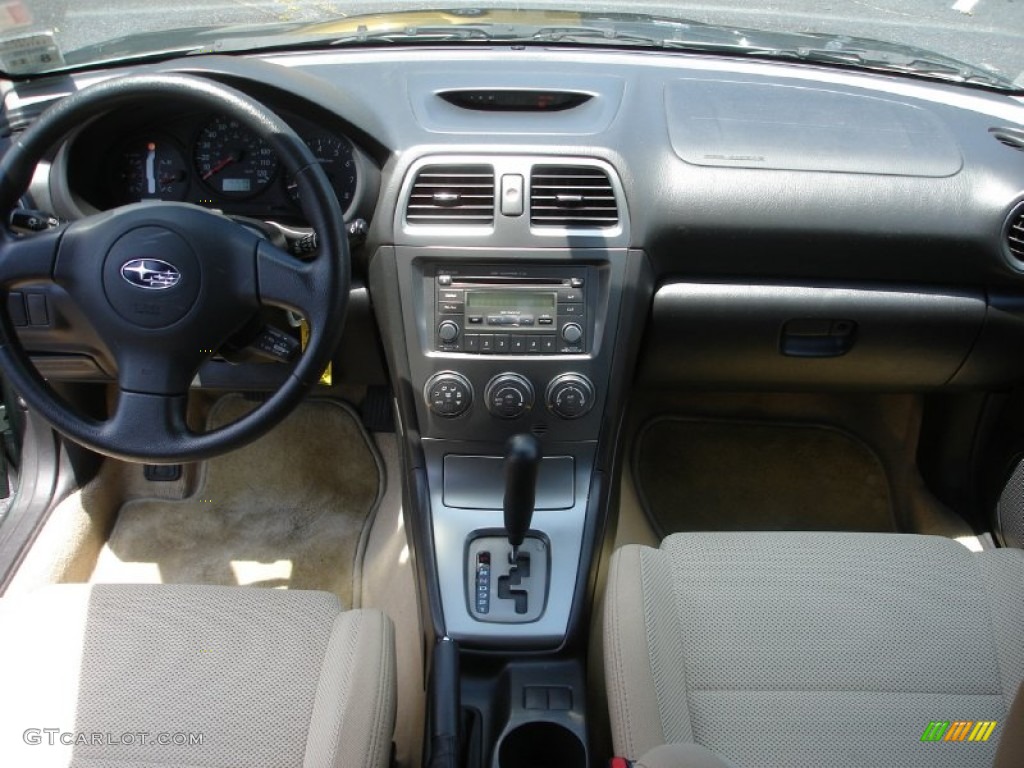 2007 Subaru Impreza Outback Sport Wagon Desert Beige Dashboard Photo #51640912