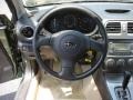 Desert Beige 2007 Subaru Impreza Outback Sport Wagon Steering Wheel