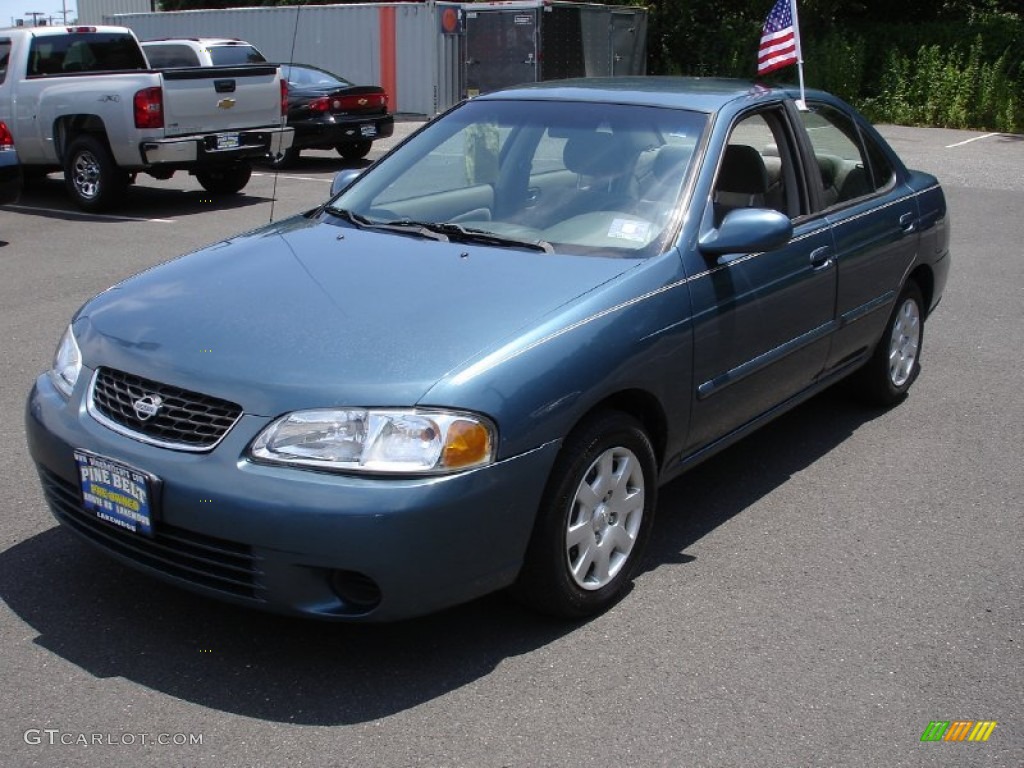 2001 Sentra GXE - Out Of The Blue / Stone photo #1