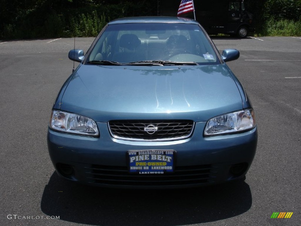 2001 Sentra GXE - Out Of The Blue / Stone photo #2