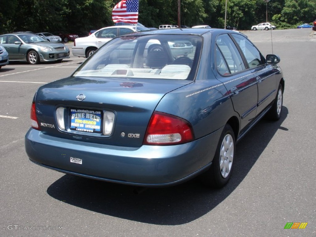 2001 Sentra GXE - Out Of The Blue / Stone photo #4