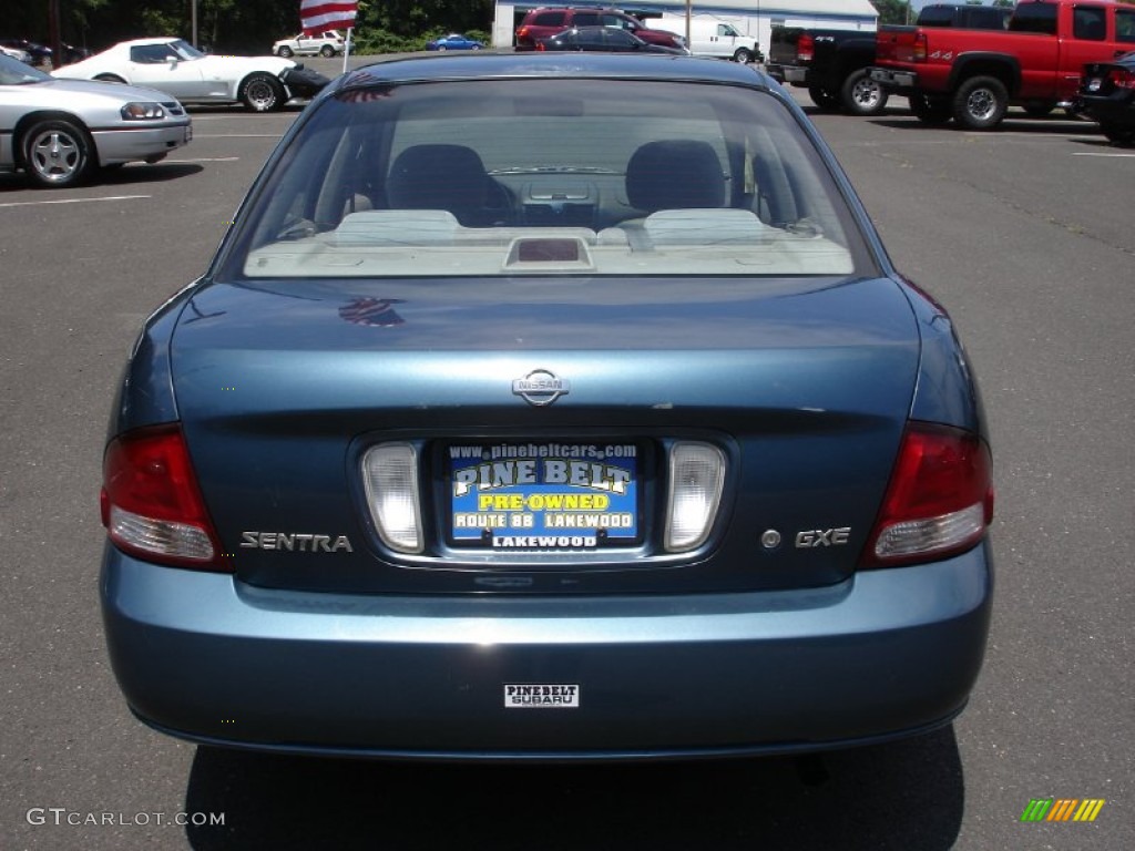 2001 Sentra GXE - Out Of The Blue / Stone photo #5