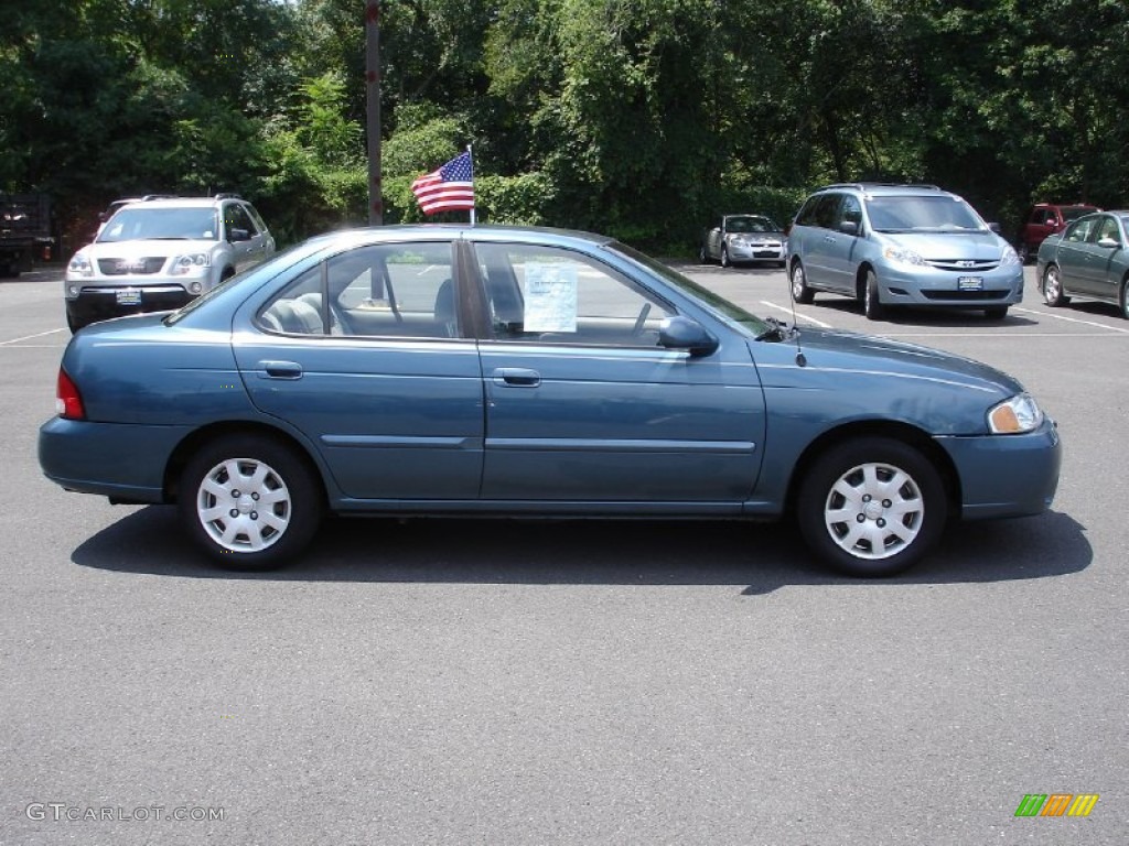 2001 Sentra GXE - Out Of The Blue / Stone photo #7
