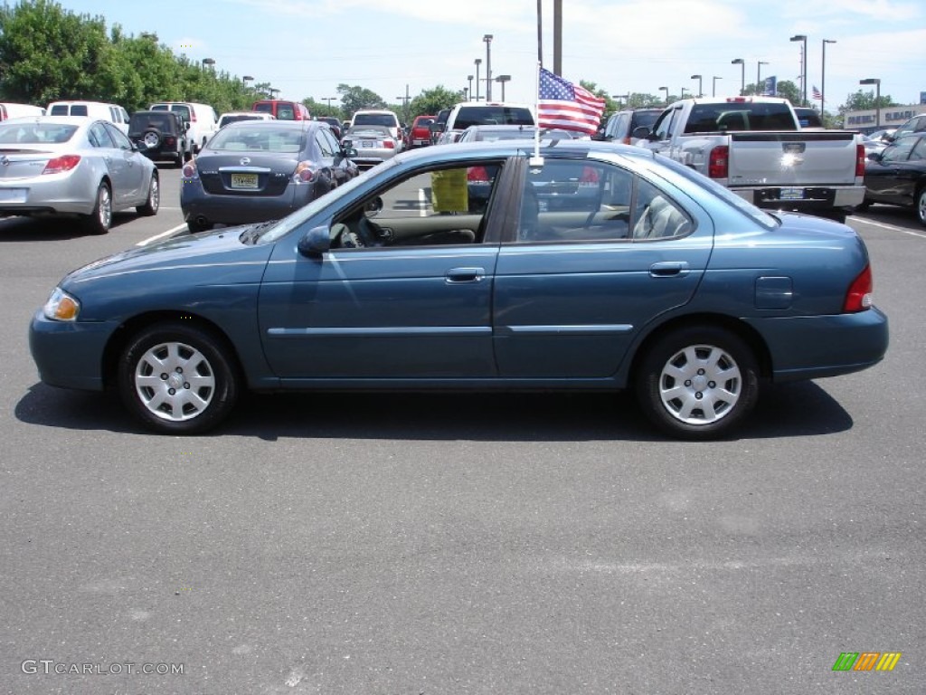 2001 Sentra GXE - Out Of The Blue / Stone photo #9