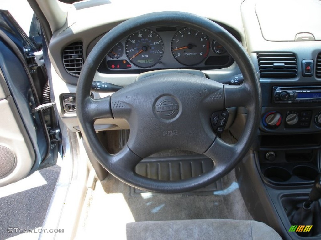 2001 Sentra GXE - Out Of The Blue / Stone photo #13