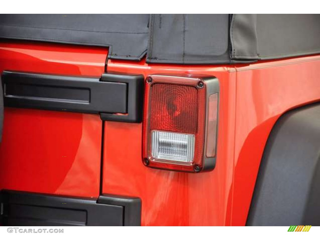 2011 Wrangler Sport 4x4 - Flame Red / Black photo #3