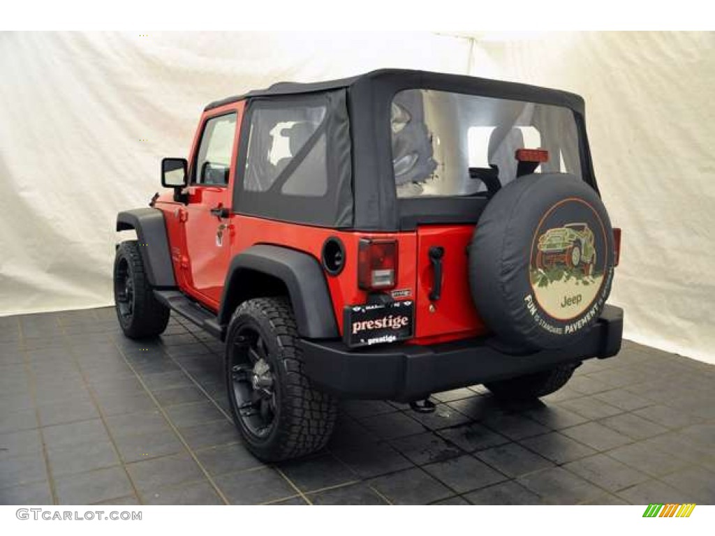 2011 Wrangler Sport 4x4 - Flame Red / Black photo #8