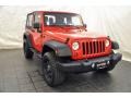 2011 Flame Red Jeep Wrangler Sport 4x4  photo #13