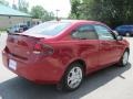2009 Sangria Red Metallic Ford Focus SE Coupe  photo #2