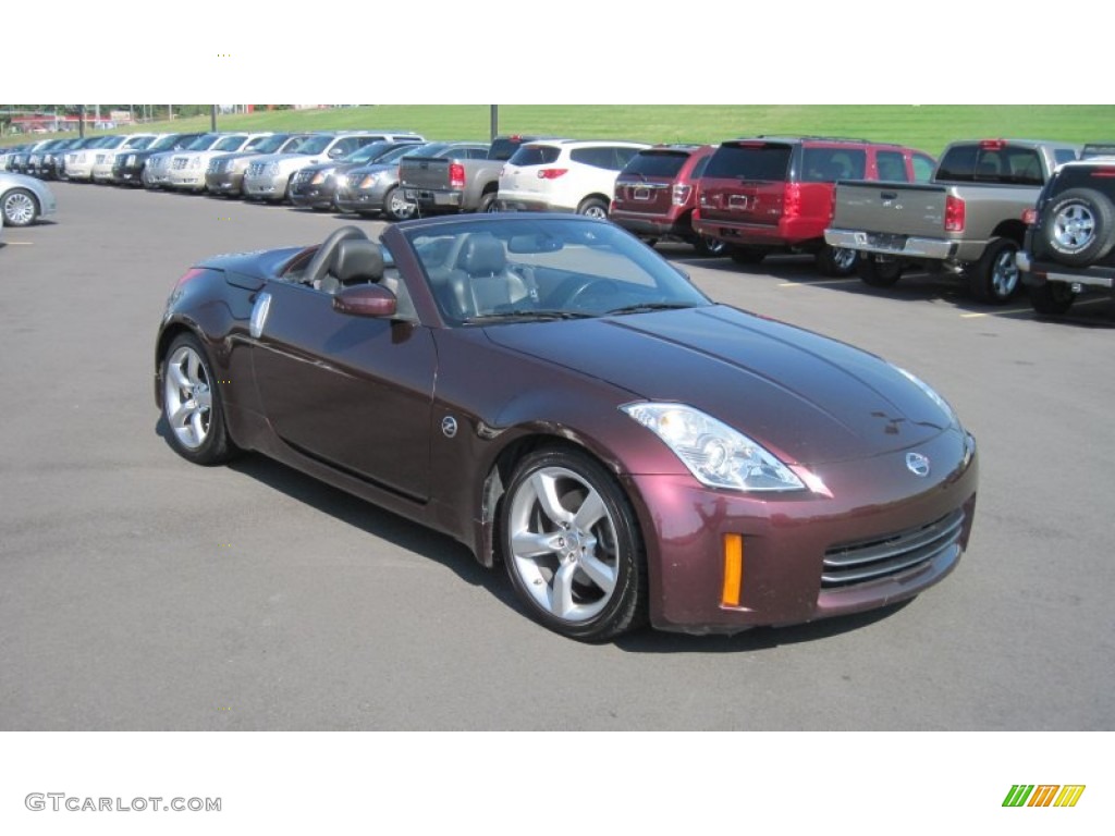 2006 350Z Touring Roadster - Interlagos Fire Metallic / Charcoal Leather photo #7