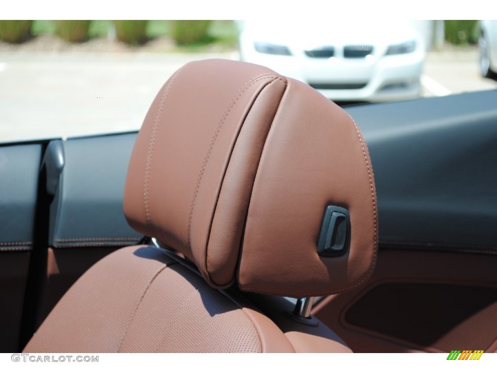 Cinnamon Brown Nappa Leather Interior 2012 BMW 6 Series 650i Convertible Photo #51645370
