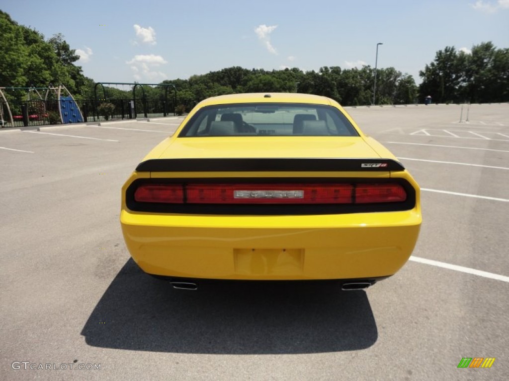 2010 Challenger SRT8 - Detonator Yellow / Dark Slate Gray photo #6