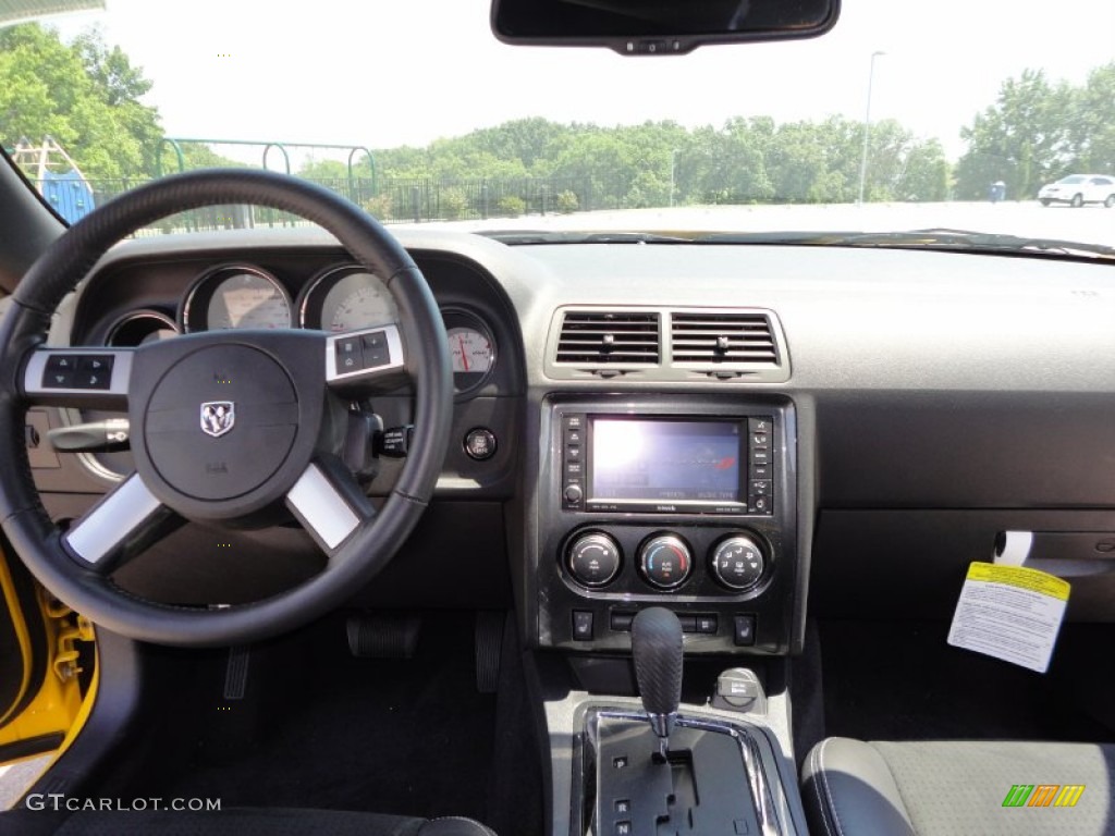 2010 Dodge Challenger SRT8 Dark Slate Gray Dashboard Photo #51645550