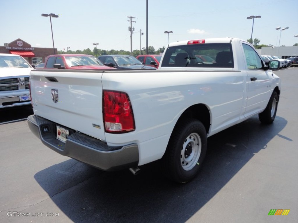 2010 Ram 1500 ST Regular Cab - Stone White / Dark Slate/Medium Graystone photo #6