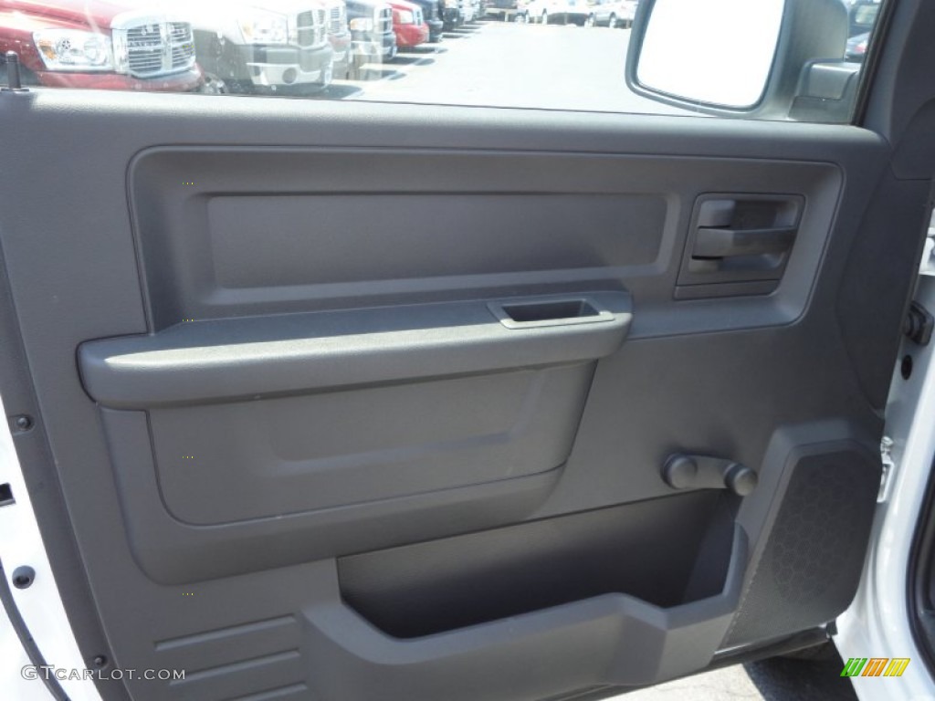 2010 Ram 1500 ST Regular Cab - Stone White / Dark Slate/Medium Graystone photo #10