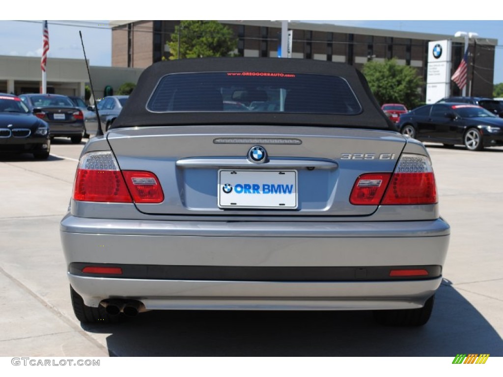 2005 3 Series 325i Convertible - Silver Grey Metallic / Grey photo #6