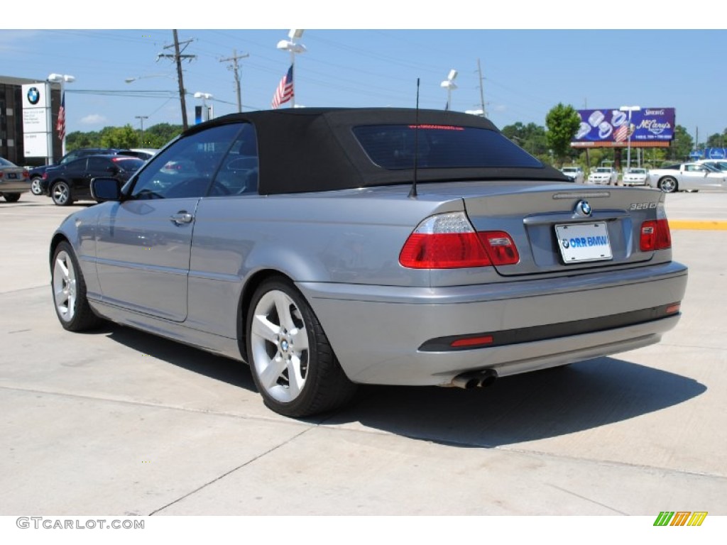 2005 3 Series 325i Convertible - Silver Grey Metallic / Grey photo #7