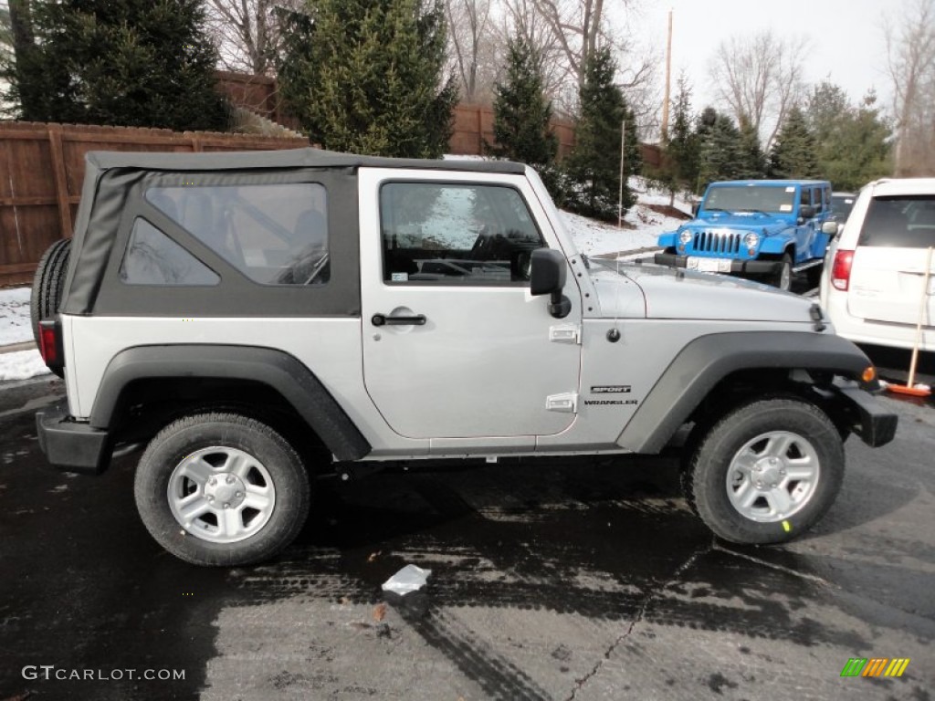 2011 Wrangler Sport 4x4 - Bright Silver Metallic / Black photo #6