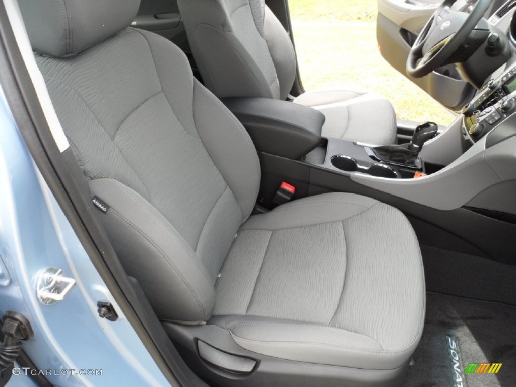Gray Interior 2011 Hyundai Sonata Hybrid Photo #51646339