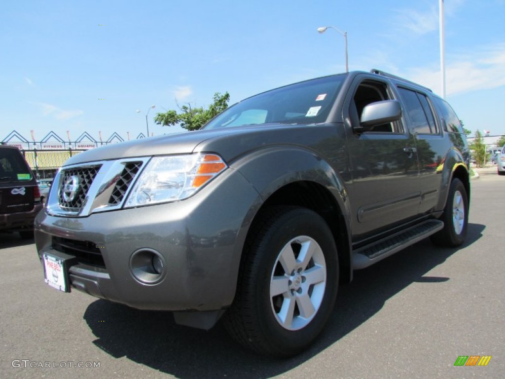 2008 Pathfinder SE 4x4 - Storm Gray / Graphite photo #1