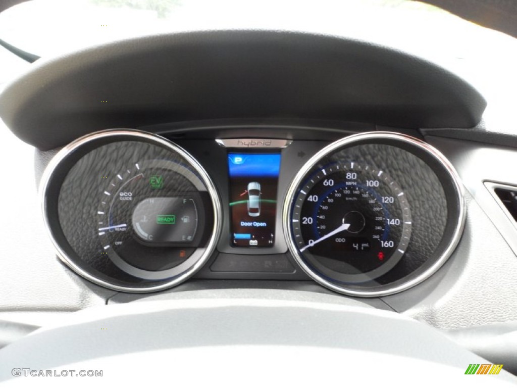 2011 Hyundai Sonata Hybrid Gauges Photo #51646570