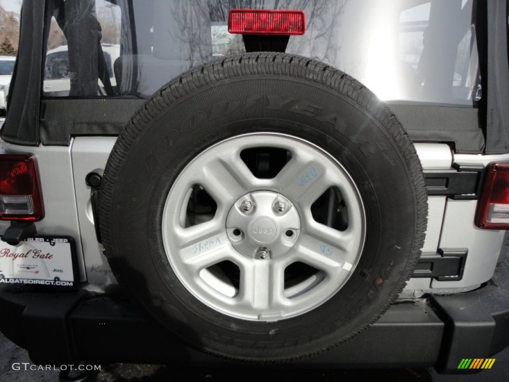 2011 Wrangler Sport 4x4 - Bright Silver Metallic / Black photo #37